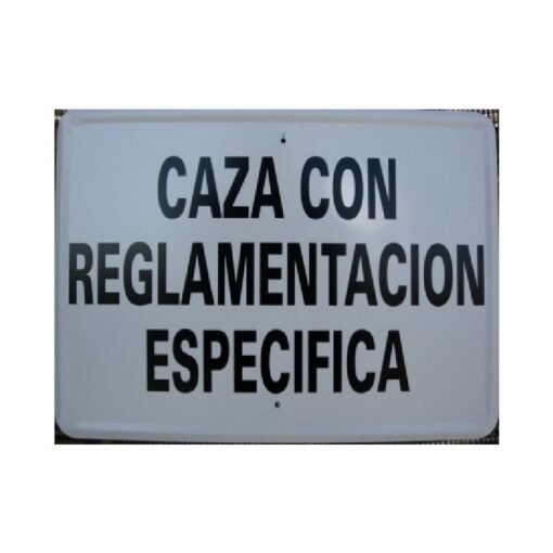 Tablilla de Primer Orden CAZA CON REGLAMENTACION ESPECIFICA 1
