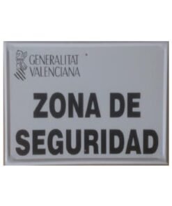 Tablilla de Primer Orden Zona de Seguridad c valenciana 1