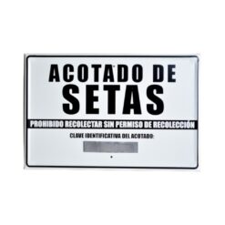 Acotado de Setas - Prohibido recolectar sin permiso de recolección  (clave indentificativa del acotado)