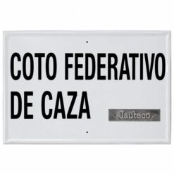 Tablilla coto federativo de caza 50x33