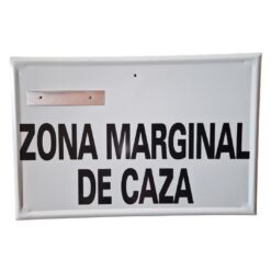 tablilla zona marginal de caza